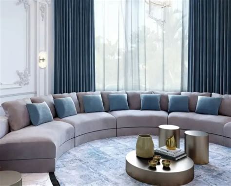 How To Arrange A Round Living Room To Achieve A Subtle Harmony Find