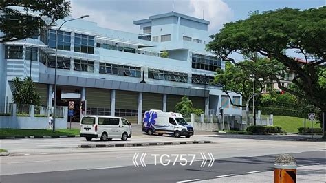 Scdf A445 Hi Lo Siren Responding Bukit Batok Fire Station Youtube