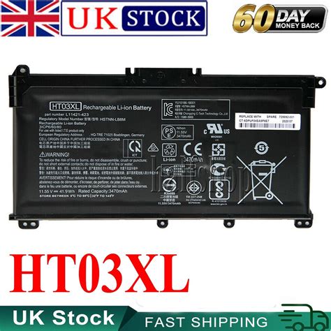 HT03XL Battery For HP Pavilion L11421 2C2 L11119 855 14 CE 14 CF 15 CS