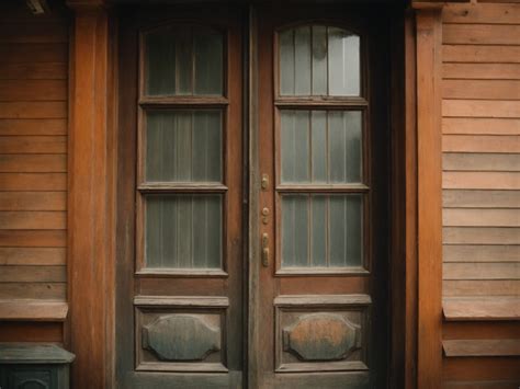 Wooden Front Door Wooden Bow Ties