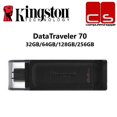 Kingston Datatraveler 70 Usb C Flash Drive 32gb64gb128gb256gb