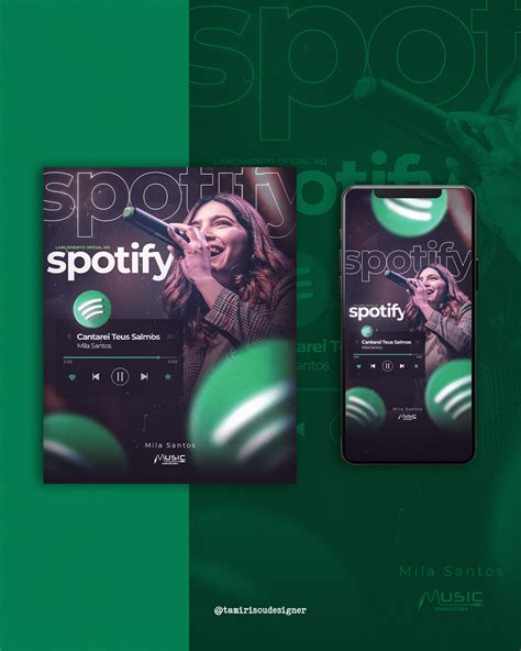 Lan Amento Musical Spotify Behance