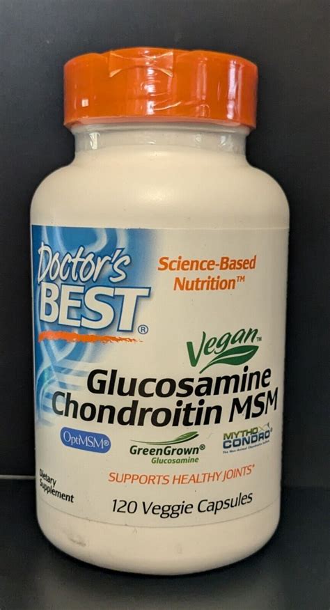 Doctor S Best Glucosamine Chondroitin Msm With Optimsm Caps Exp