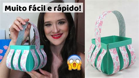 Como fazer cesta de Páscoa papel Easter Basket DIY Pricity