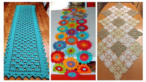 Adorable Fantastic Crochet Knitting Pattern Of Outstanding Table Runner