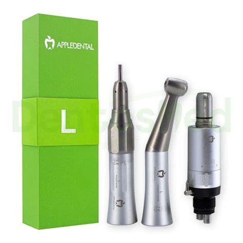 KIT BAJA VELOCIDAD MICROMOTOR PIEZA RECTA CONTRA ANGULO APPLEDENTAL