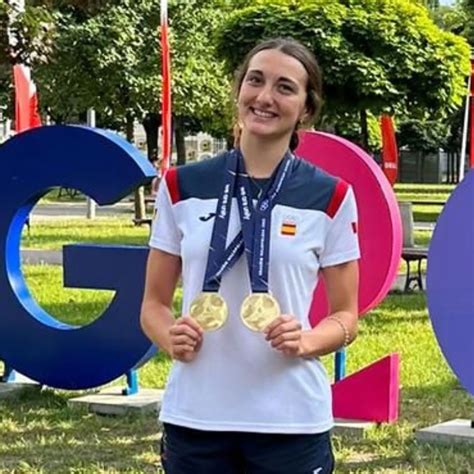 Marina García Polo doble medalla de oro en el Europeo Delegación de