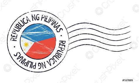 Philippines Grunge Postal Stamp Stock Vector 167889 Crushpixel