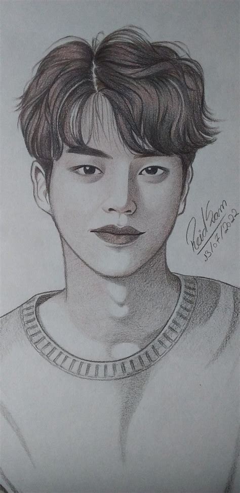 Korean Drawing Kpop Drawings Art Drawings Sketches Simple Pencil