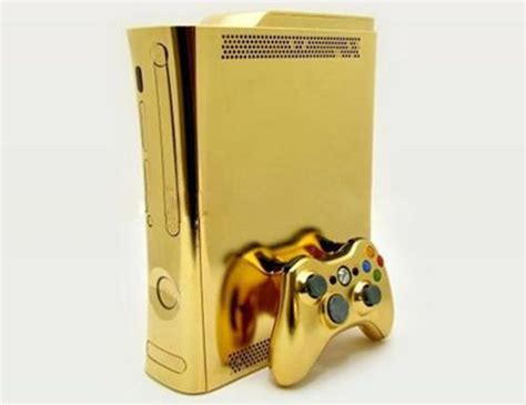 Golden Gaming: Gaming Consoles Covered in Gold