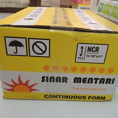 Continuous Form X Ply Sinar Mentari Putih Putih Putih