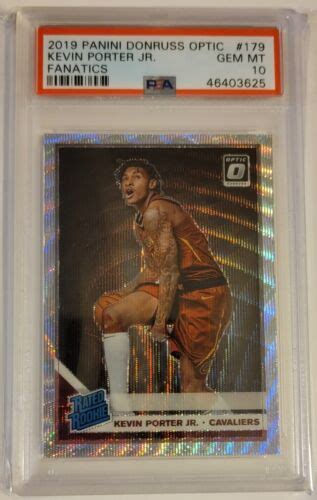 Kevin Porter Jr Donruss Optic Fanatics Rated Rc Rockets Psa Gem Mint