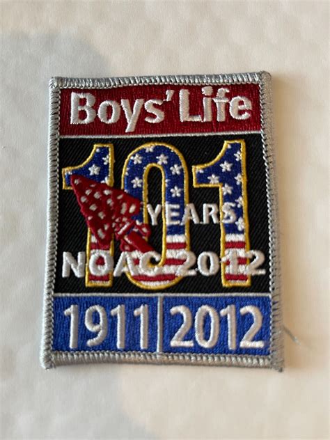 BSA ORDER OF THE ARROW PATCH 101 YEARS 2012 NOAC EBay