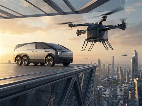 xpeng land aircraft carrier  van  evtol  launch
