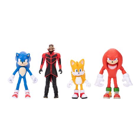 Sonic The Hedgehog Inch Articulated Action Figures With Accessories