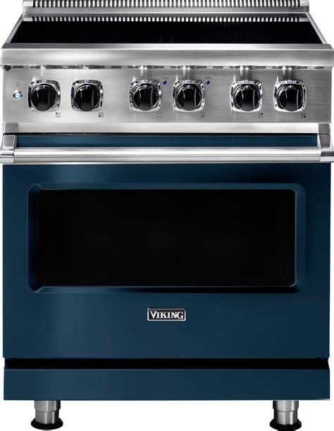 Viking 5 Series 4.7 Cu. Ft. Freestanding Electric Induction Range Slate Blue VIR53024BSB - Best Buy