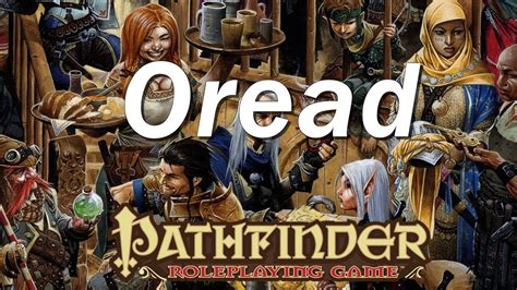 Pathfinder Roleplaying Game Rpg Race Guide Oread Youtube