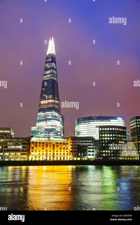 Overview Of London With The Shard London Bridge Stock Photo Alamy