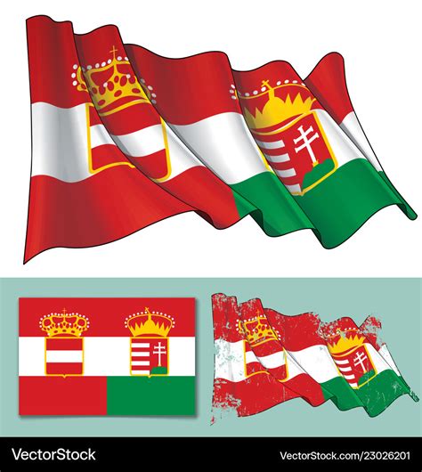 Waving Flag Of Austria Royalty Free Vector Image