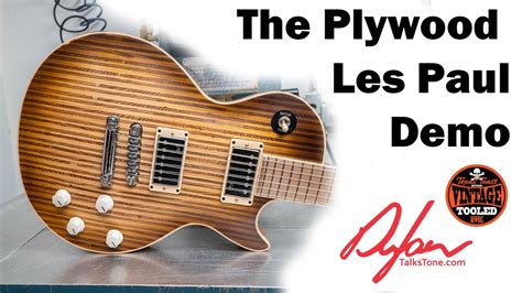 How Does A Plywood Les Paul Sound Youtube