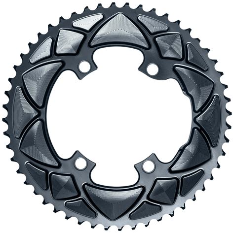 Звезда шатунов absoluteBLACK Round RD Assymetric Chainring (Grey) Серый ...