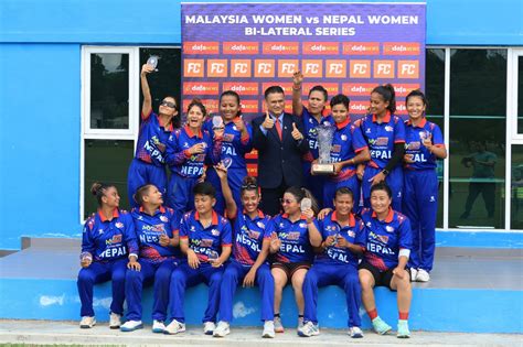 Nepali Womens Cricket Team Defeats Malaysia In Five Match Series