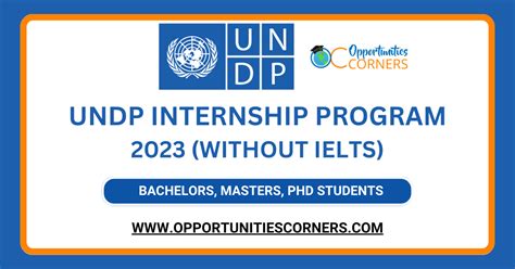 UNDP Internship 2024 For BS, MS, Graduate Students