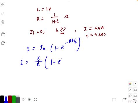 A Constant Inductance Of Henry And A Variable Resistance R Are