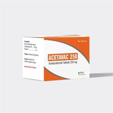 Acetazolamide 250mg Tablets General Medicines At Best Price In Delhi Cytonova Labs