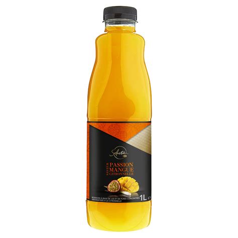 Jus De Fruits Mangue Passion Lemongrass Carrefour Selection La