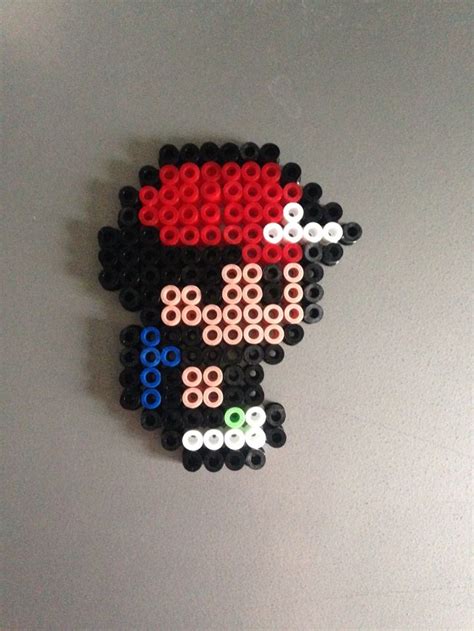 2D Ash Pokemon Perles Hama Perler Beads Plantillas Hama Beads