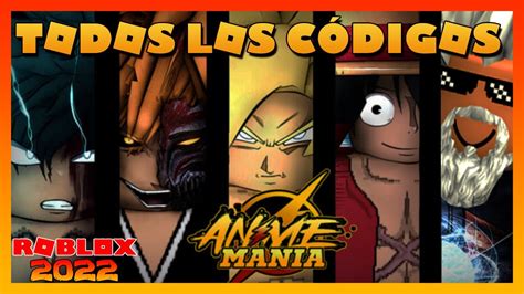 TODOS los CODIGOS activos en ANIME MANIA Junio 2022 Códigos de