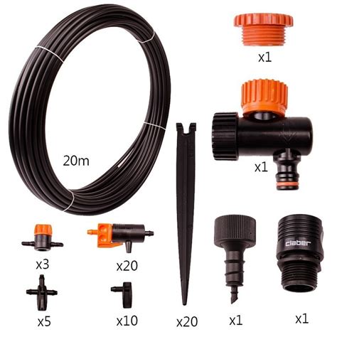 Kit Per Irrigazione A Goccia Di Vasi Drip Claber