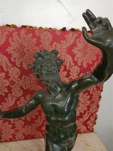 Bronze satyr sculpture, second half of the 19th century | intOndo