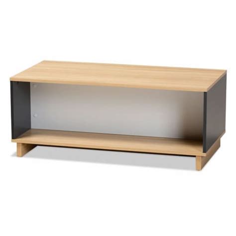 Bowery Hill Brown And Grey Finished Wood Storage Coffee Table Kroger