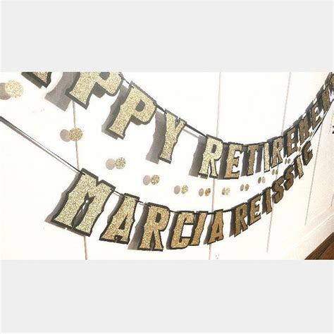 Custom Retirement Party Banner