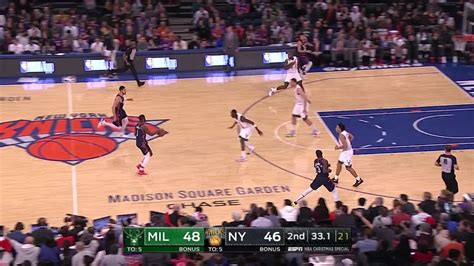 2nd Quarter One Box Video New York Knicks Vs Milwaukee Bucks YouTube