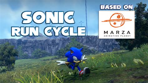 Marza Sonic Run Cycle Boost Sonic Frontiers Mods