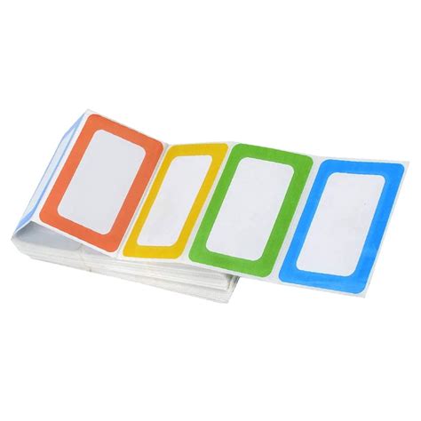 name tags 200Pcs Name Tag Stickers Writable Name Tags Self-adhesive ...