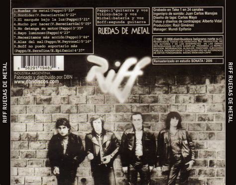 Rock Para Tus Oidos Riff 1981 Ruedas De Metal