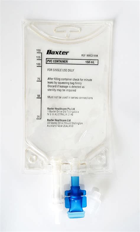 Baxter Empty Viaflex 150ml Bag Wishmed