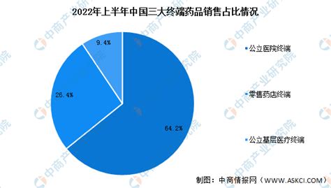 2022年中国终端药品销售市场及其细分市场销售额统计数据分析（图） 中商情报网