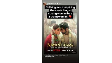 Janhvi Kapoor Reacts On Netflix Documentary Nayanthara Beyond The