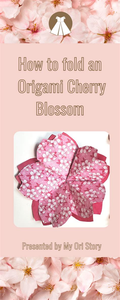 2d Cherry Blossom Origami Tutorial Artofit