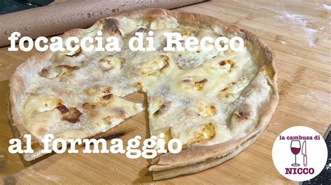 Focaccia Di Recco Allo Stracchino YouTube