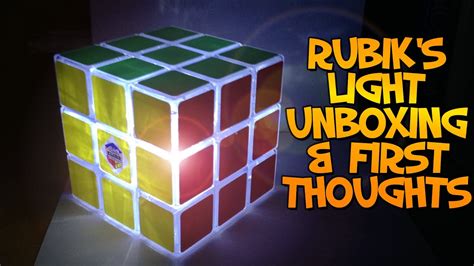 Rubiks Cube Light Unboxing First Thoughts Youtube