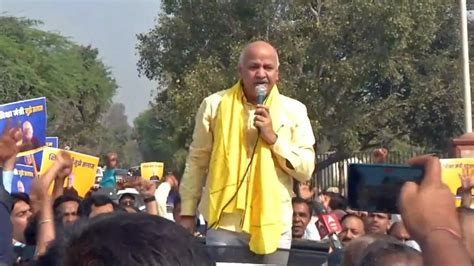 Manish Sisodia First Day In Jail Aap Leader Lodged In Senior Citizen