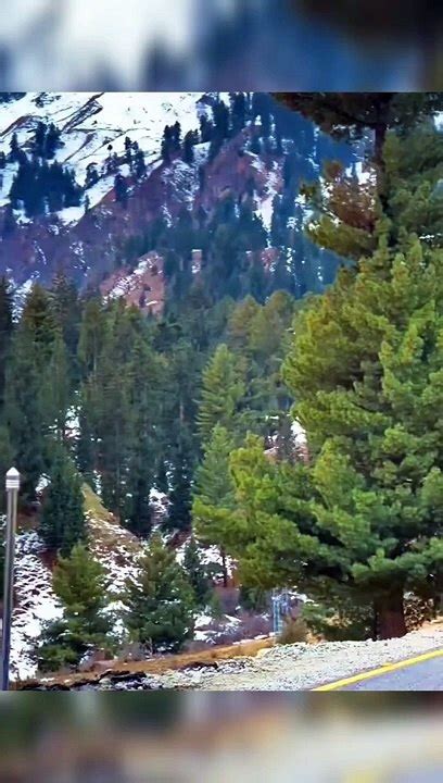 Snowfall On The Mountain Of Mansehra District Kpk Pakistan Video