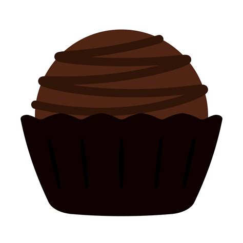 Cute Cupcake Clipart With A Cartoon Animated Cherry Vector Illustration