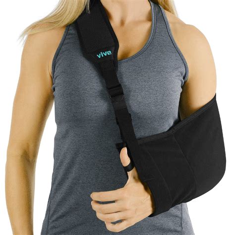 Vive Arm Sling - Medical Support Strap for Collar Bone Rotator Cuff ...